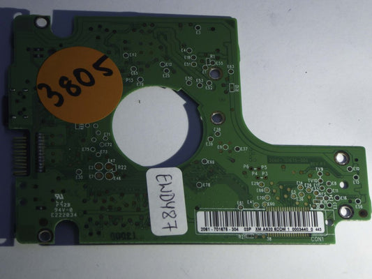 Western Digital WD7500KMVV-11BG7S0 2060-701675-004 REV P1  PCB for Sale