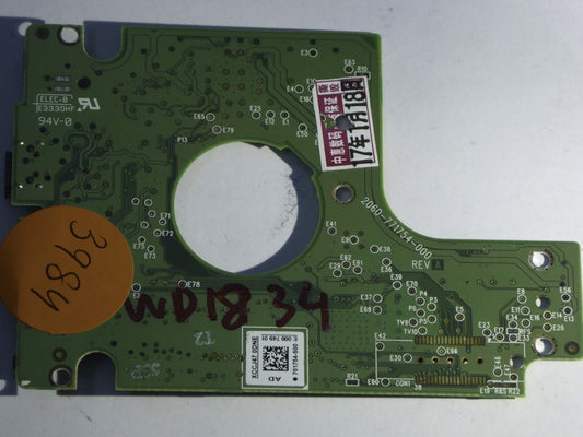 Western Digital WD7500KMVV-11TK7S1 2060-771754-000 REV A  PCB for Sale