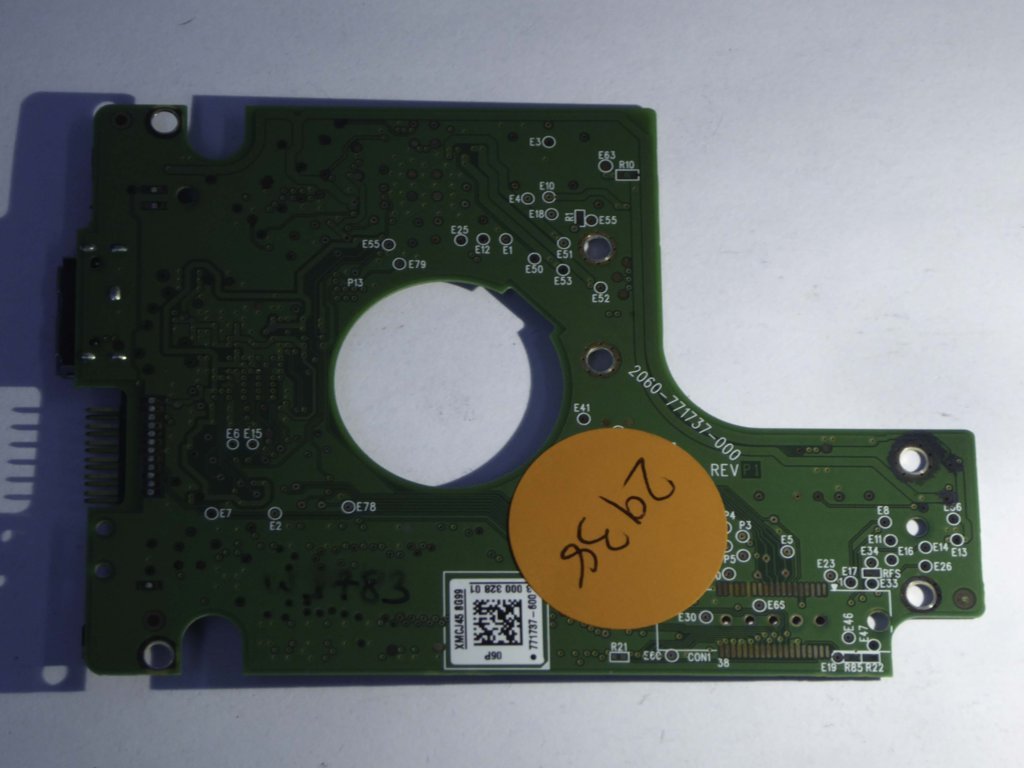 Western Digital WD7500KMVW-11ZSMS1 2060-771737-000 REV P1  PCB for Sale
