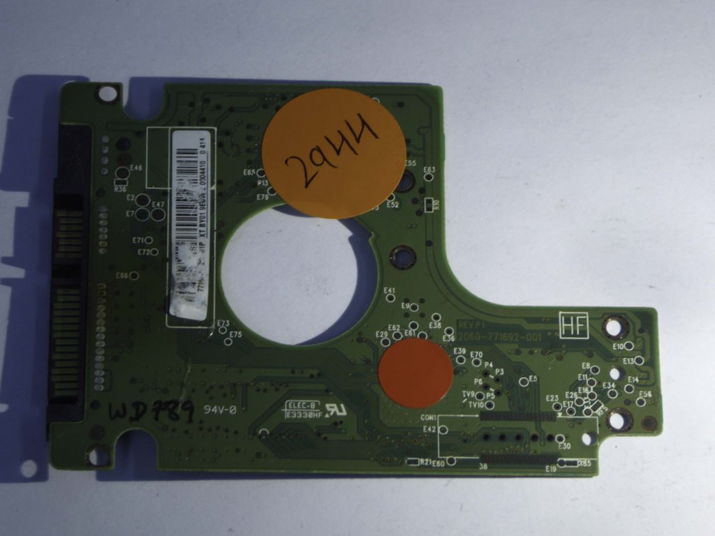 Western Digital WD7500KMVW-11ZSMS4 2060-771692-001 REV P1  PCB for Sale