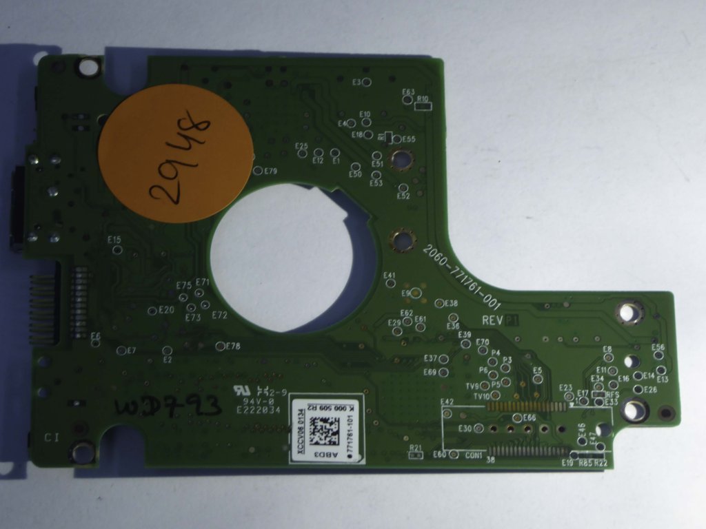 Western Digital WD7500KMVW-11ZSMS4 2060-771761-001 REV P1  PCB for Sale