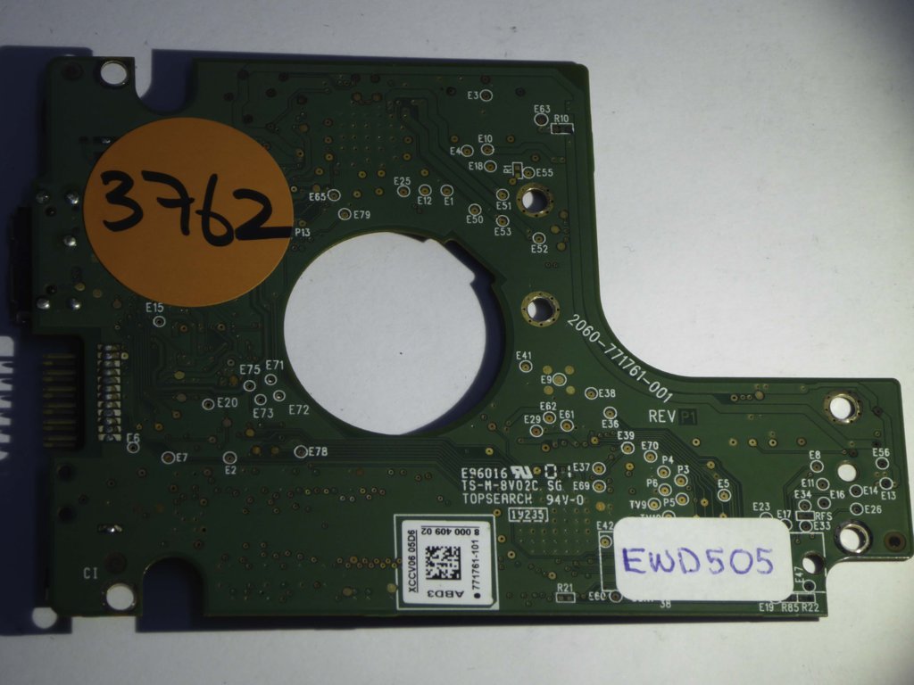 Controlador de placa PCB WD7500KMVW-11ZSMS4 discos duros electrónica 2060-771761-001
