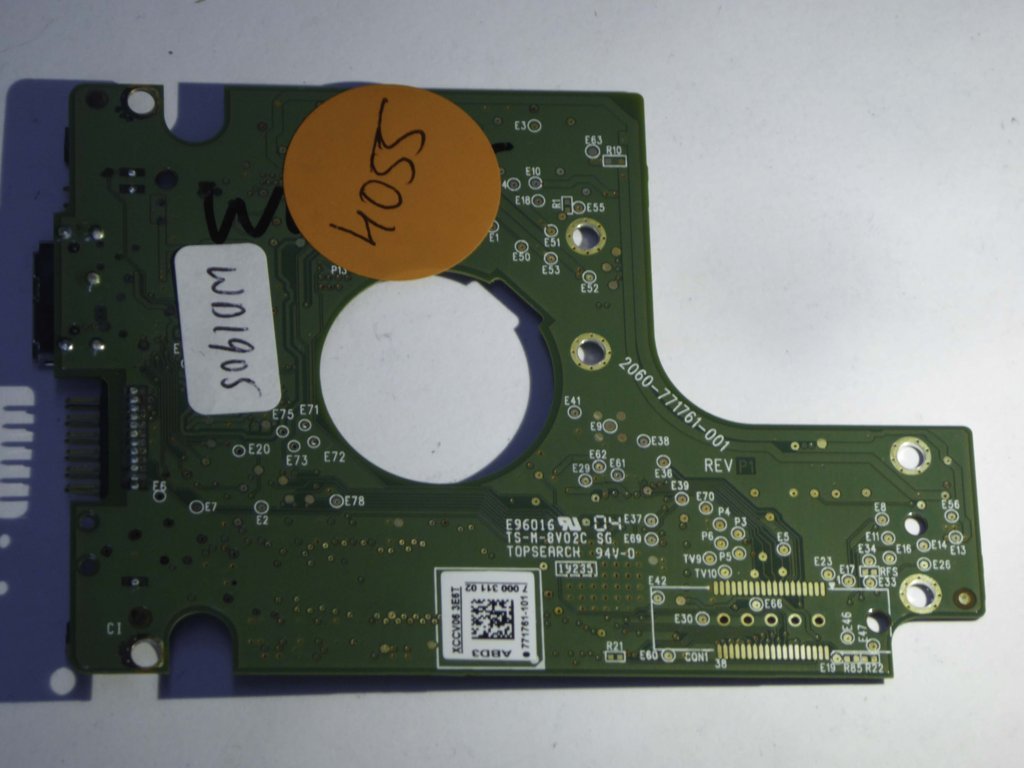 Western Digital WD7500KMVW-11ZSMS4 2060-771761-001 REV P1  PCB for Sale