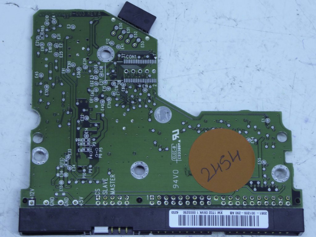 Western Digital WD800 2060-001209-003 REV A  PCB for Sale