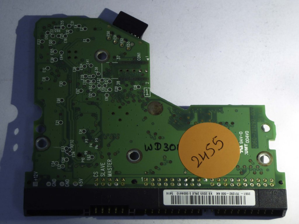 Western Digital WD800 2060-701292-000 Rev A  PCB for Sale