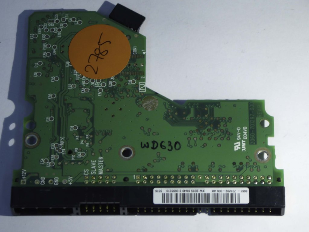 Western Digital WD800BB-00JHC0 2060-701292-000 Rev A  PCB for Sale