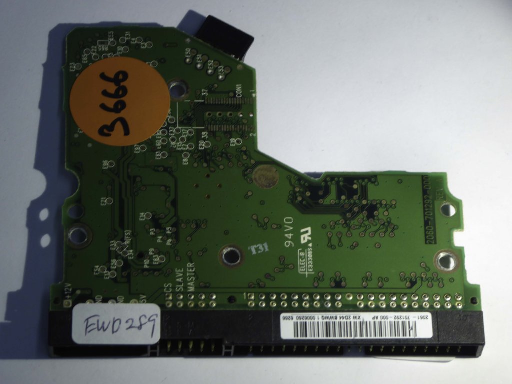 Western Digital WD800BB-00JKC0 2060-701292-000 Rev A  PCB for Sale