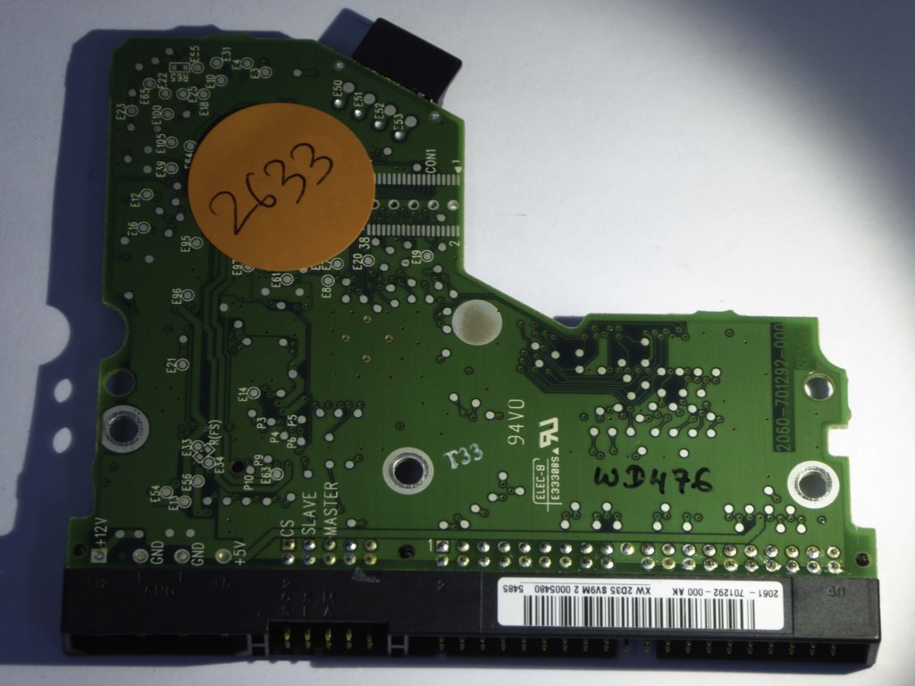 Western Digital WD800BB-22JHC0 2060-701292-000 Rev A  PCB for Sale