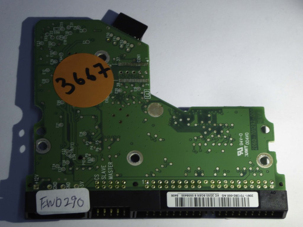 Western Digital WD800BB-22JHC0 2060-701292-000 Rev A  PCB for Sale