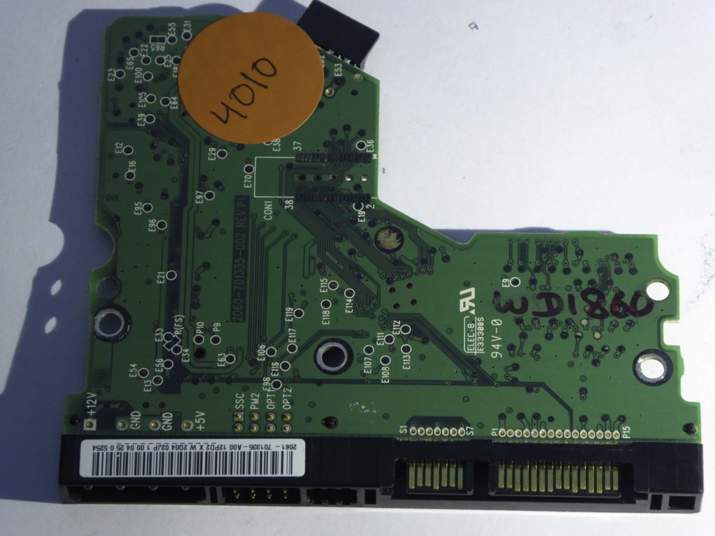 Western Digital WD800JD-00LSA0 2060-701335-002 REV P1  PCB for Sale