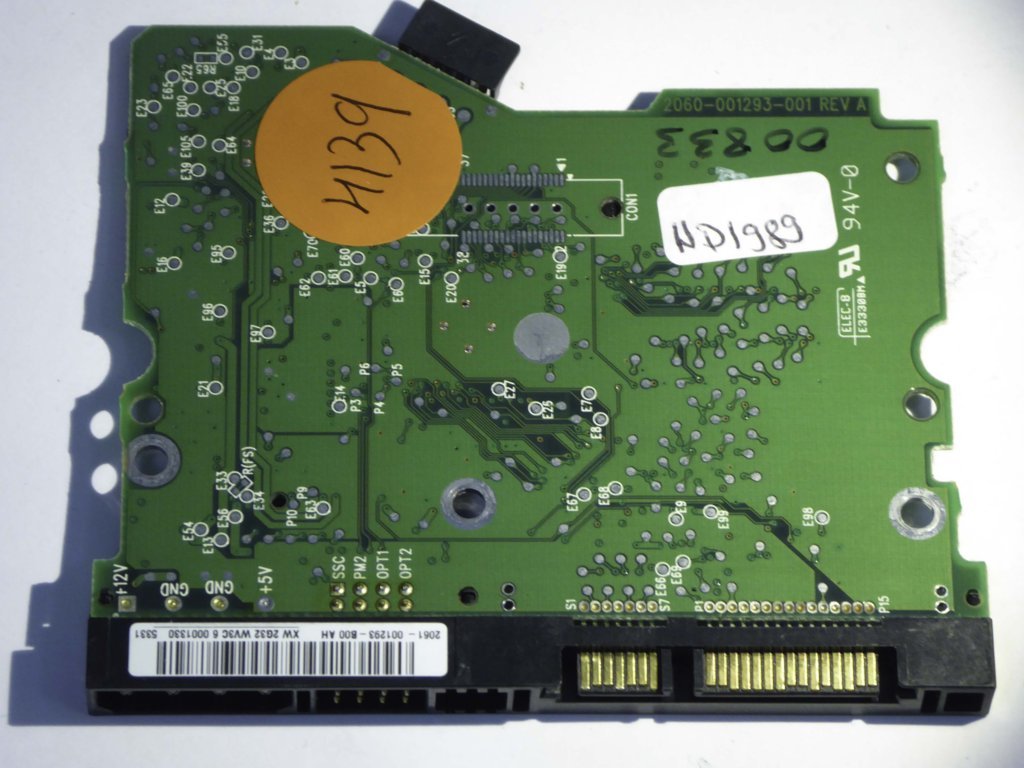 Western Digital WD800JD-60JRA0 2060-001293-001 REV A  PCB for Sale