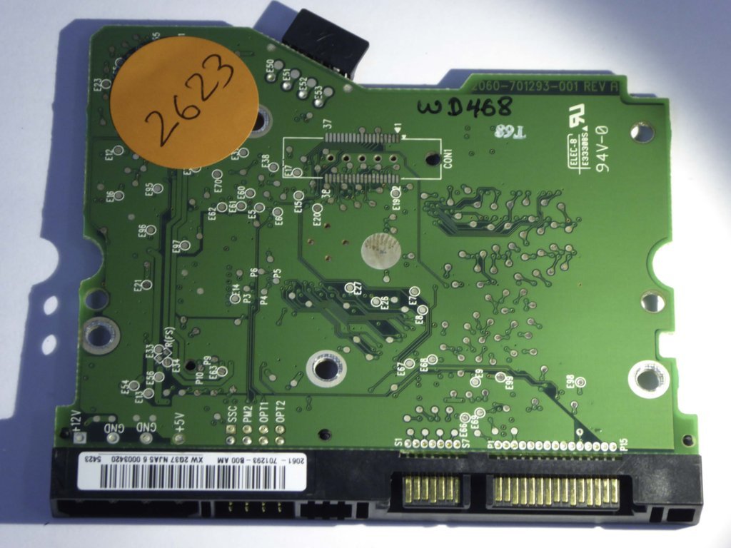 Western Digital WD800JD-60JRC0 2060-701293-001 REV A  PCB for Sale