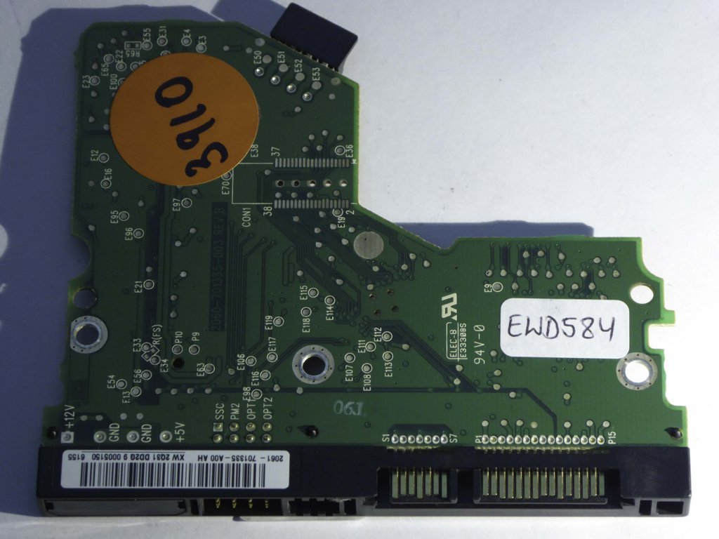 Western Digital WD800JD-60LSA0 2060-701335-003 REV B  PCB for Sale