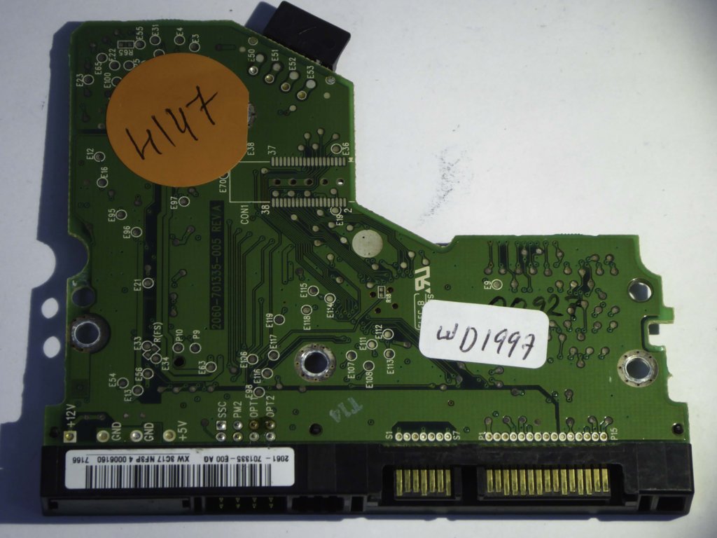 Western Digital WD800JD-75MSA3 2060-701335-005 REV A  PCB for Sale