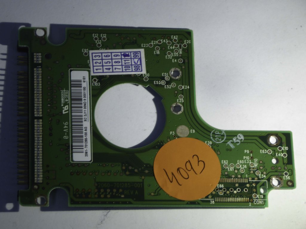 Western Digital WD800VE-00HDT0 2060-701285-001 REV A  PCB for Sale