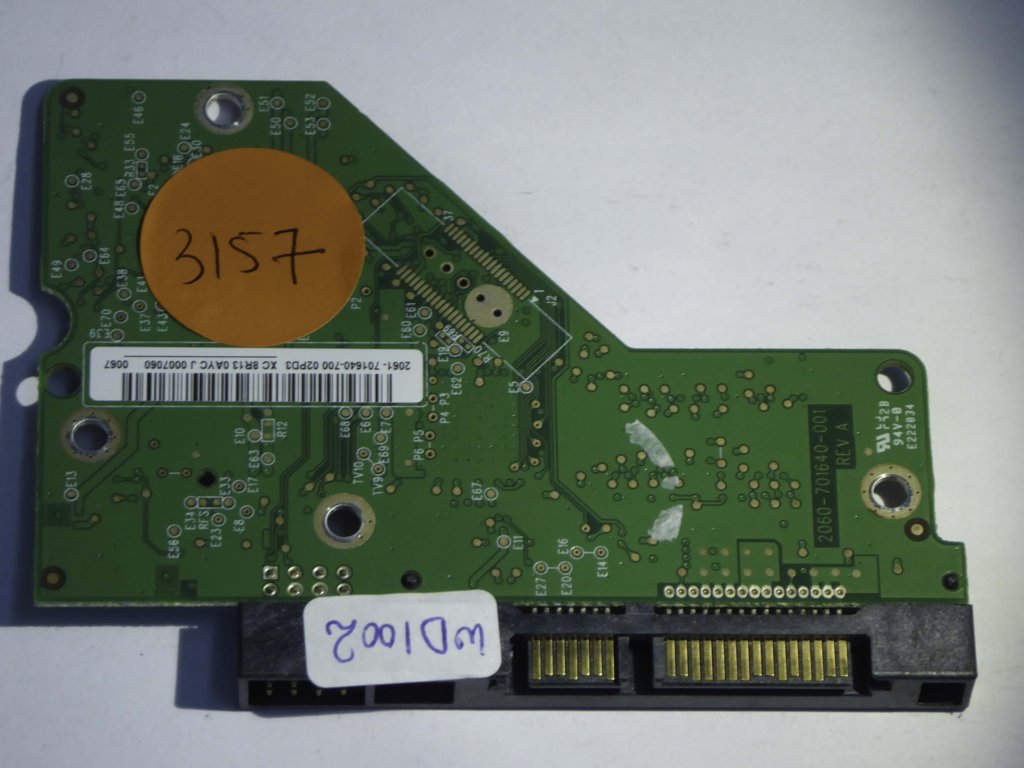 Western Digital WD8088AADS-00M02B 2060-701640-001 REV A  PCB for Sale