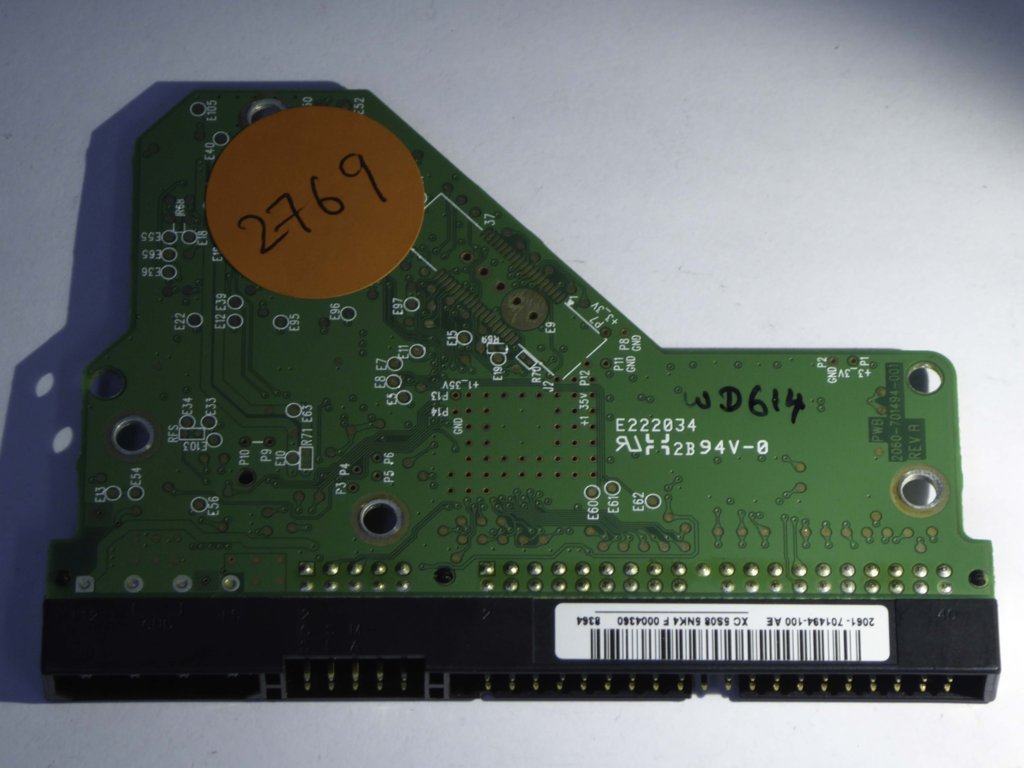 Western Digital WDAC1425-00F 2060-701494-001 Rev A  PCB for Sale