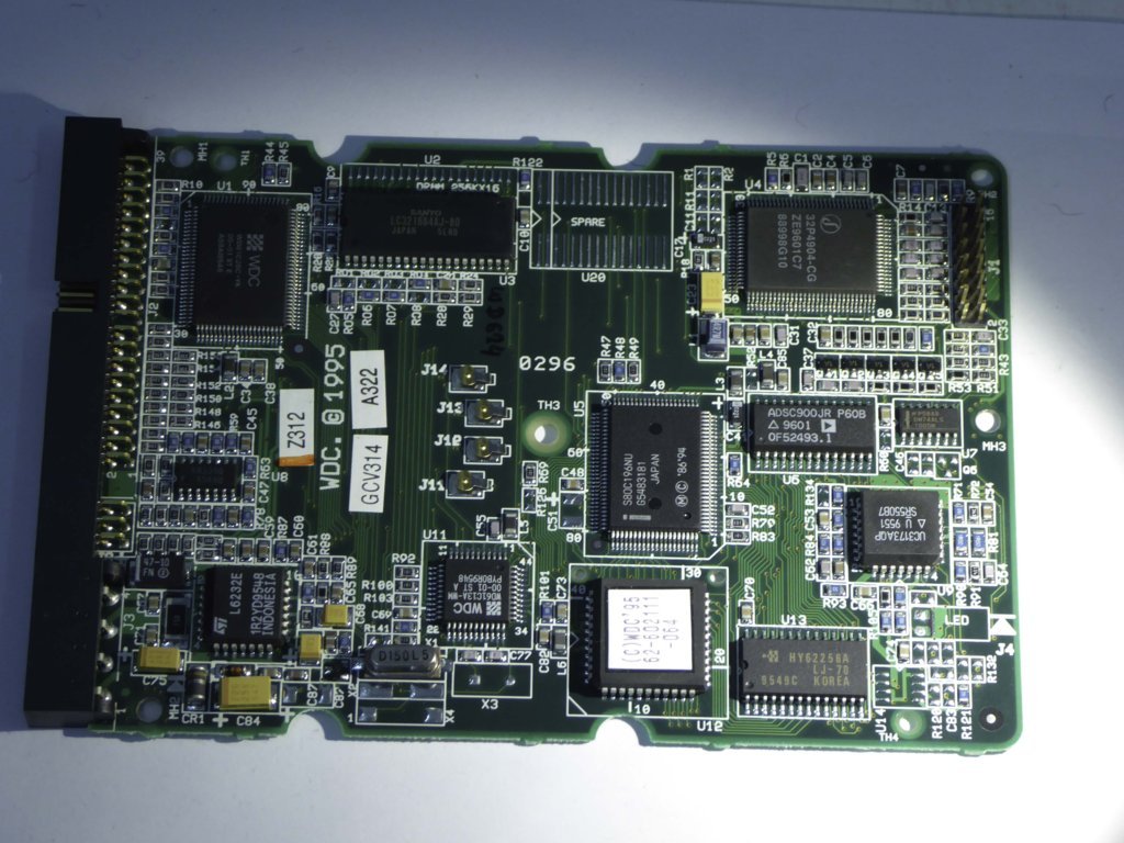 Western Digital WDAC31600-00H WDC 60-600585-002 REV C  PCB for Sale