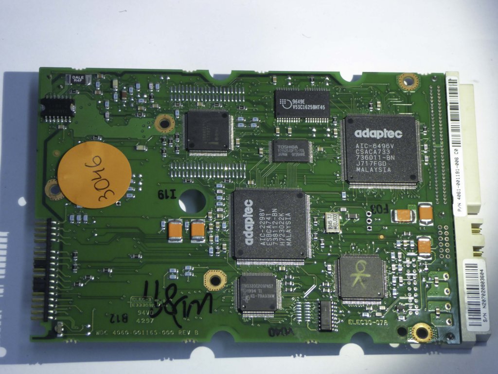 Western Digital WDE9100-0007A5 4060-001165-000 REV B  PCB for Sale