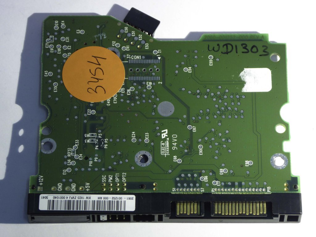 Western Digital WMAJA2925690 2060-001252-000 REV A  PCB for Sale