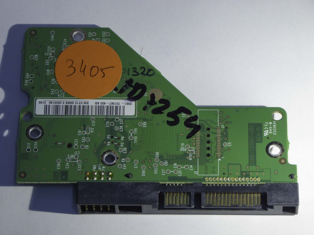 Western Digital WMATV3769483 2060-701567-000 REV A  PCB for Sale